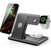 3 In 1 Wireless Charging Sation For Multiple Devices 15W Fast Charging Stand - Eva Essentials
