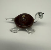Turtle Glass Figurine