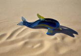 Dolphin Glass Figurine