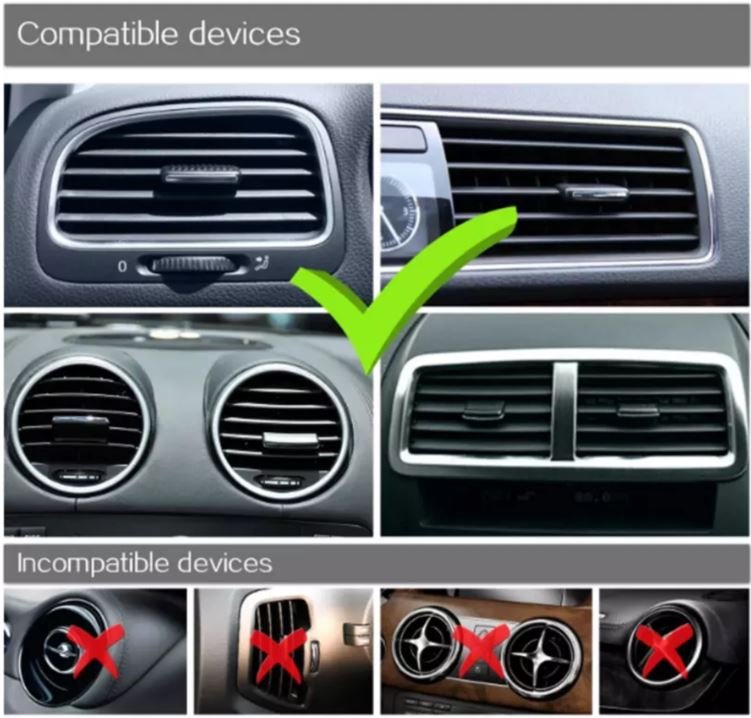 Car Air Vent Mount Cell Phone Mount Holder Adjustable Cradle - Eva Essentials