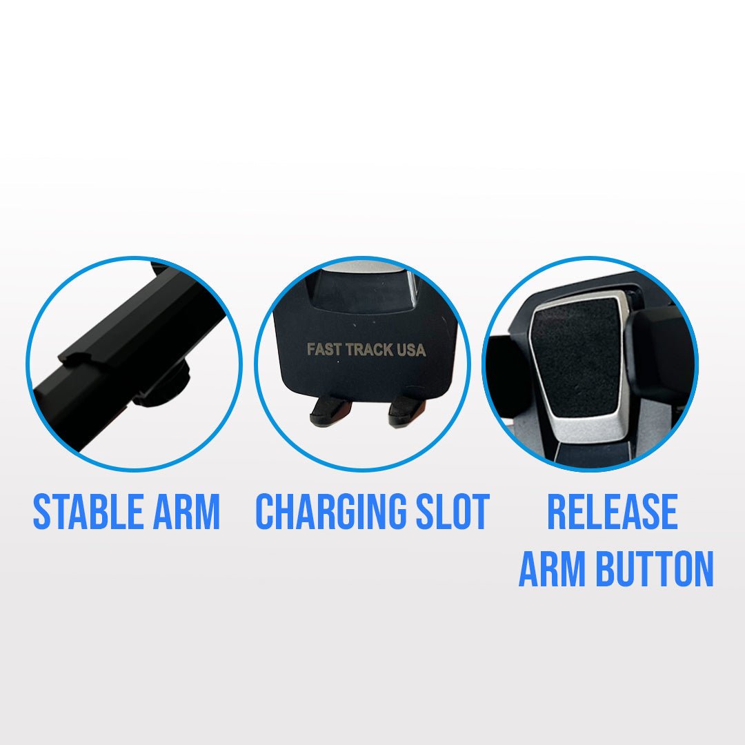 Car Phone Mount Holder One Touch Adjustable Long Neck - Eva Essentials