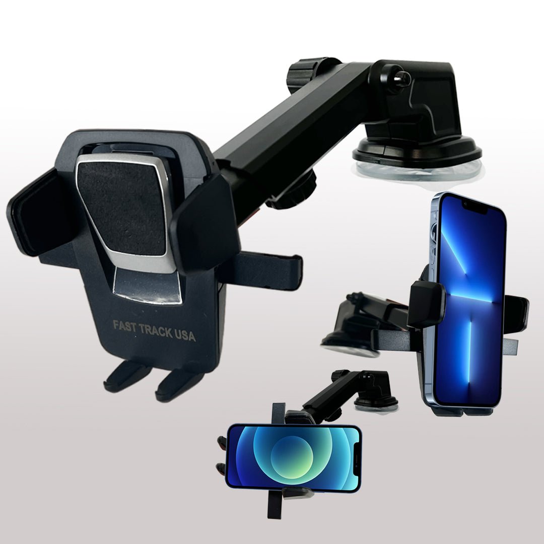 Car Phone Mount Holder One Touch Adjustable Long Neck - Eva Essentials