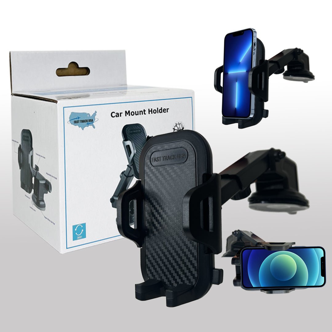 Car Phone Mount Holder with Adaptable Cradle Adjustable Long Neck - Eva Essentials