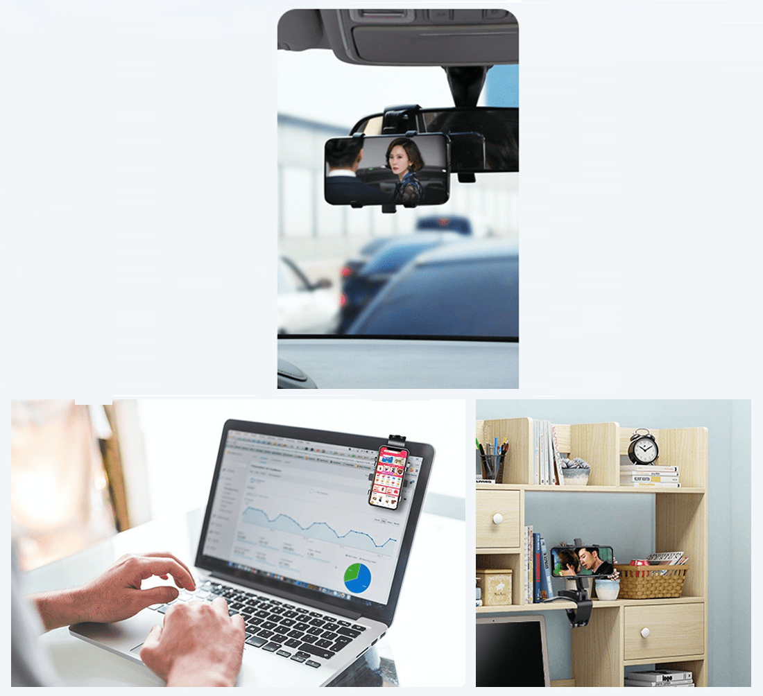 Car Phone Mount Holder with Adjustable Bracket - Eva Essentials