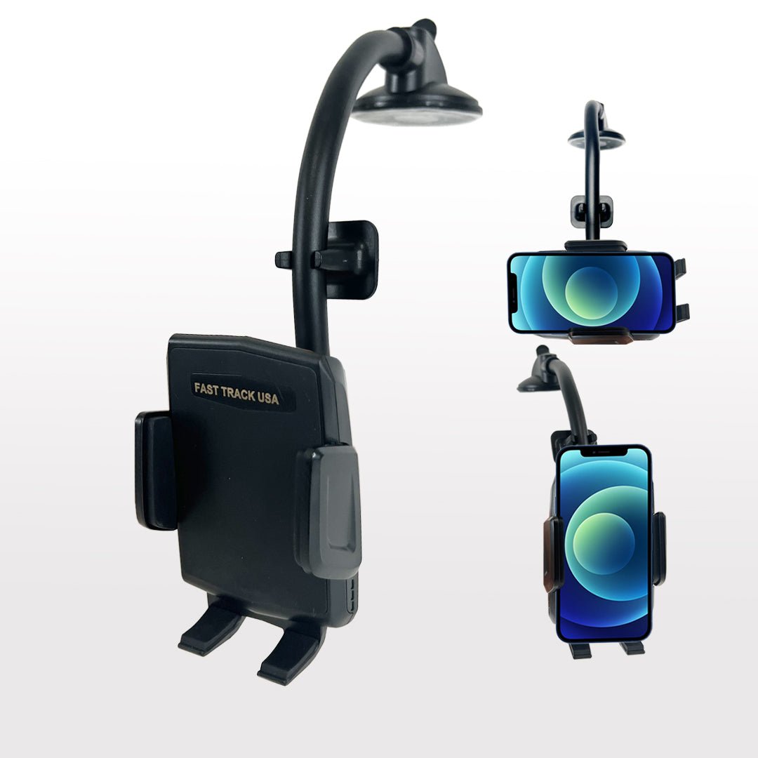 Car Phone Mount Holder with Long Neck Anti Shake Cradle - Eva Essentials