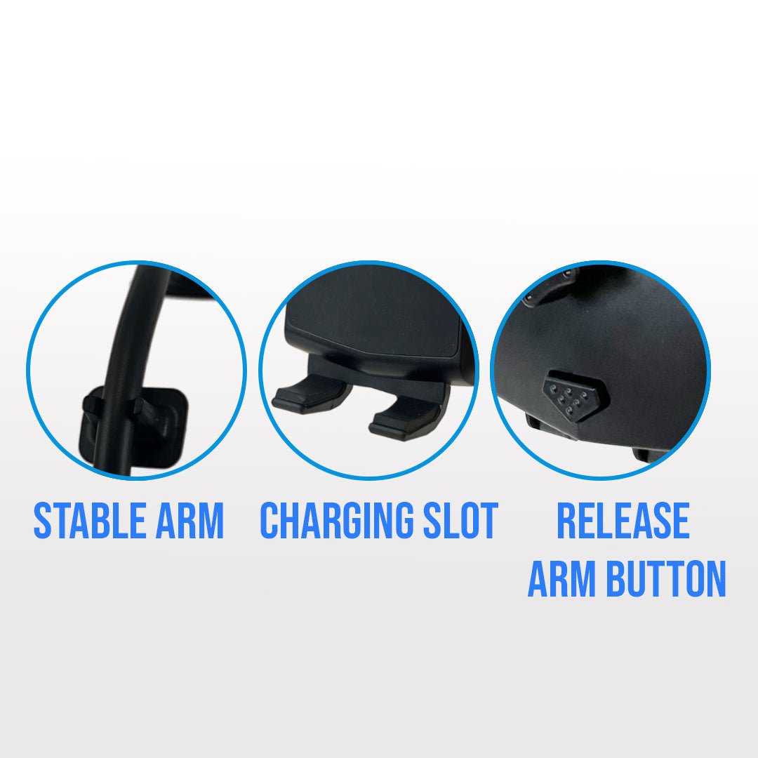 Car Phone Mount Holder with Long Neck Anti Shake Cradle - Eva Essentials