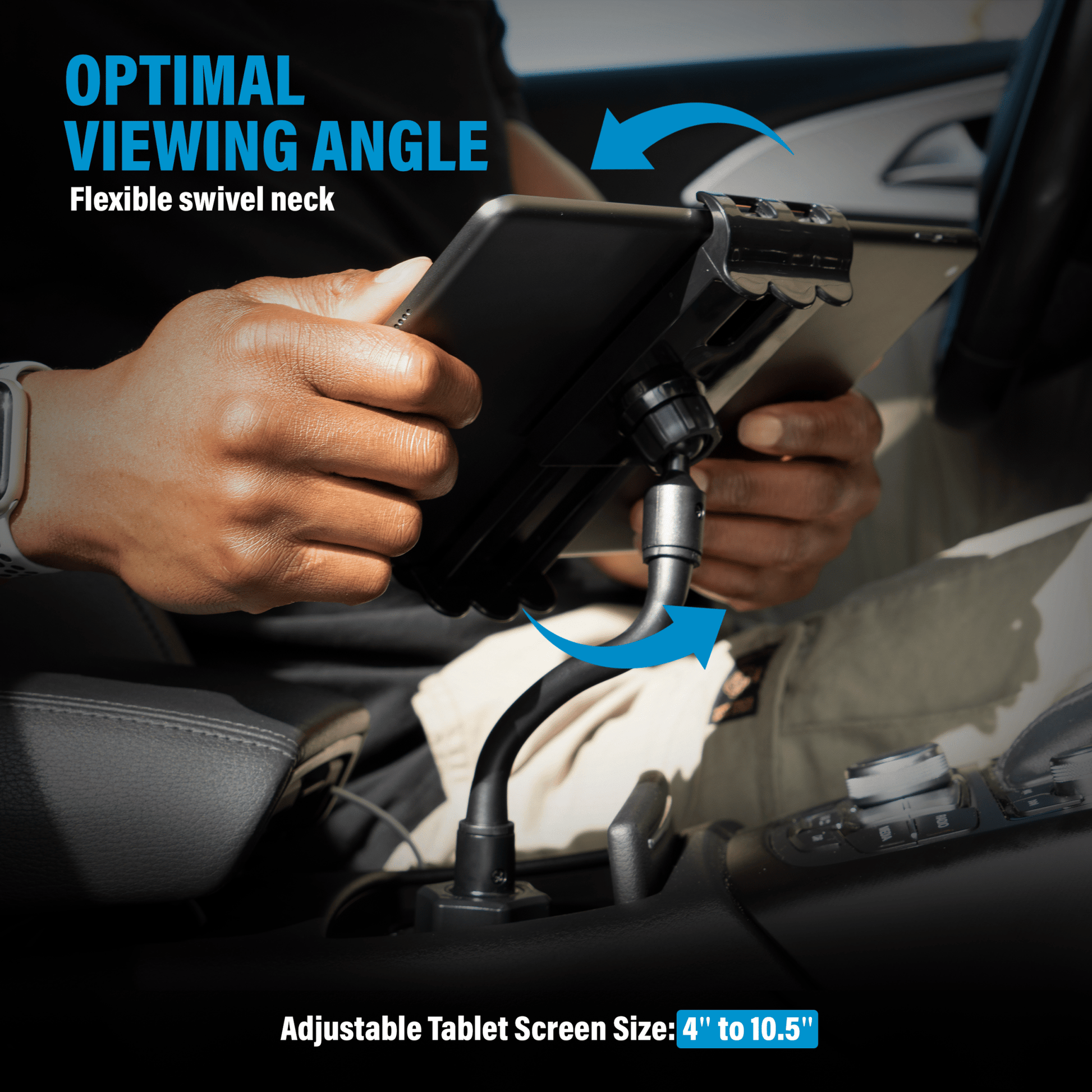Cup Car Mount Holder 2 - In - 1 Tablet and Smartphone - Eva Essentials