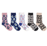 Cute cartoon flower socks cotton girl in stockings - Eva Essentials