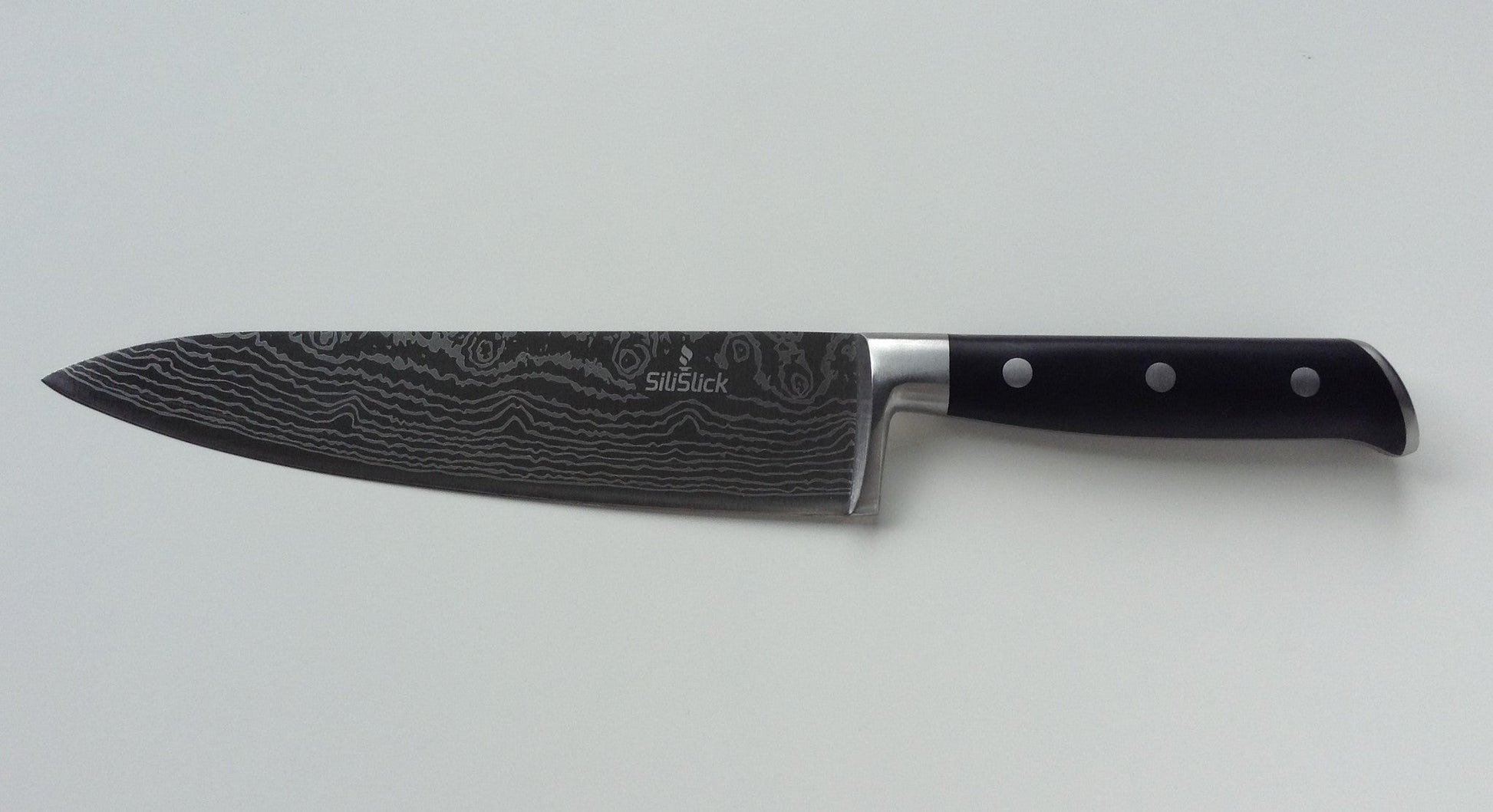 Damascus Laser Etched Full Tang 5 Piece Knife Set - Eva Essentials