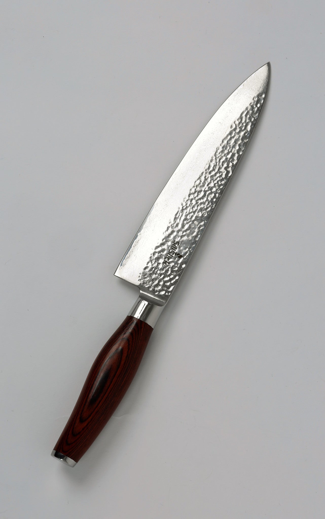 Damascus Stainless Steel Knife - Chef Hammered Design - Eva Essentials