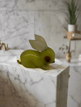 Easter Bunny Glass Figurine - Eva Essentials