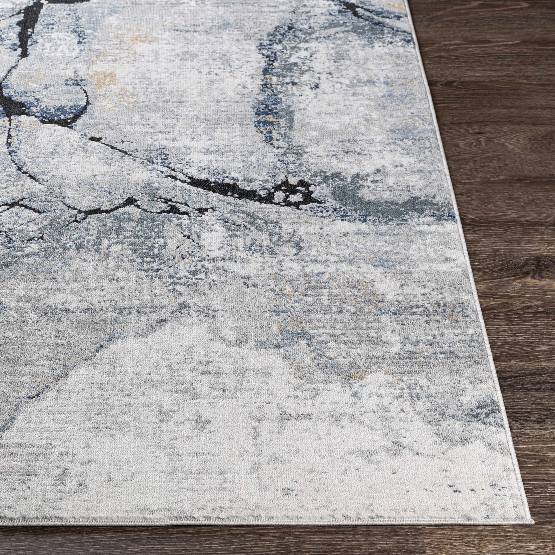 Fremantle Gray Marble Rug - Eva Essentials