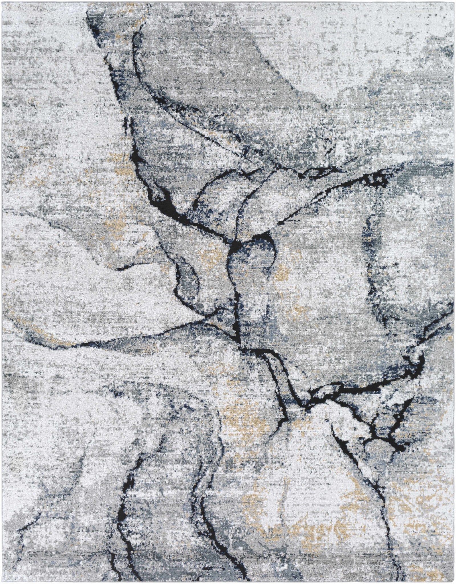 Fremantle Gray Marble Rug - Eva Essentials