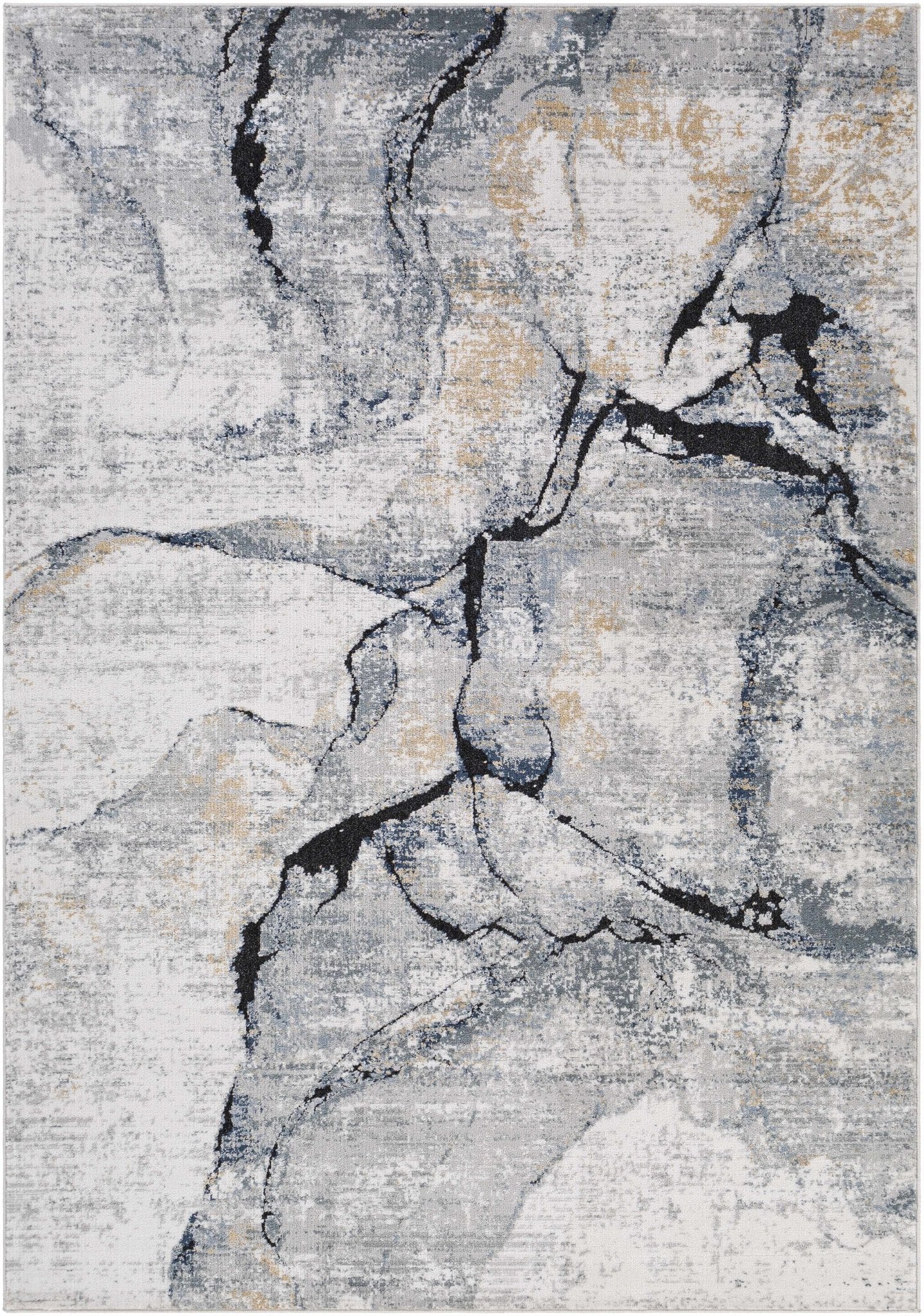Fremantle Gray Marble Rug - Eva Essentials