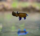 hippotamus glass figurine