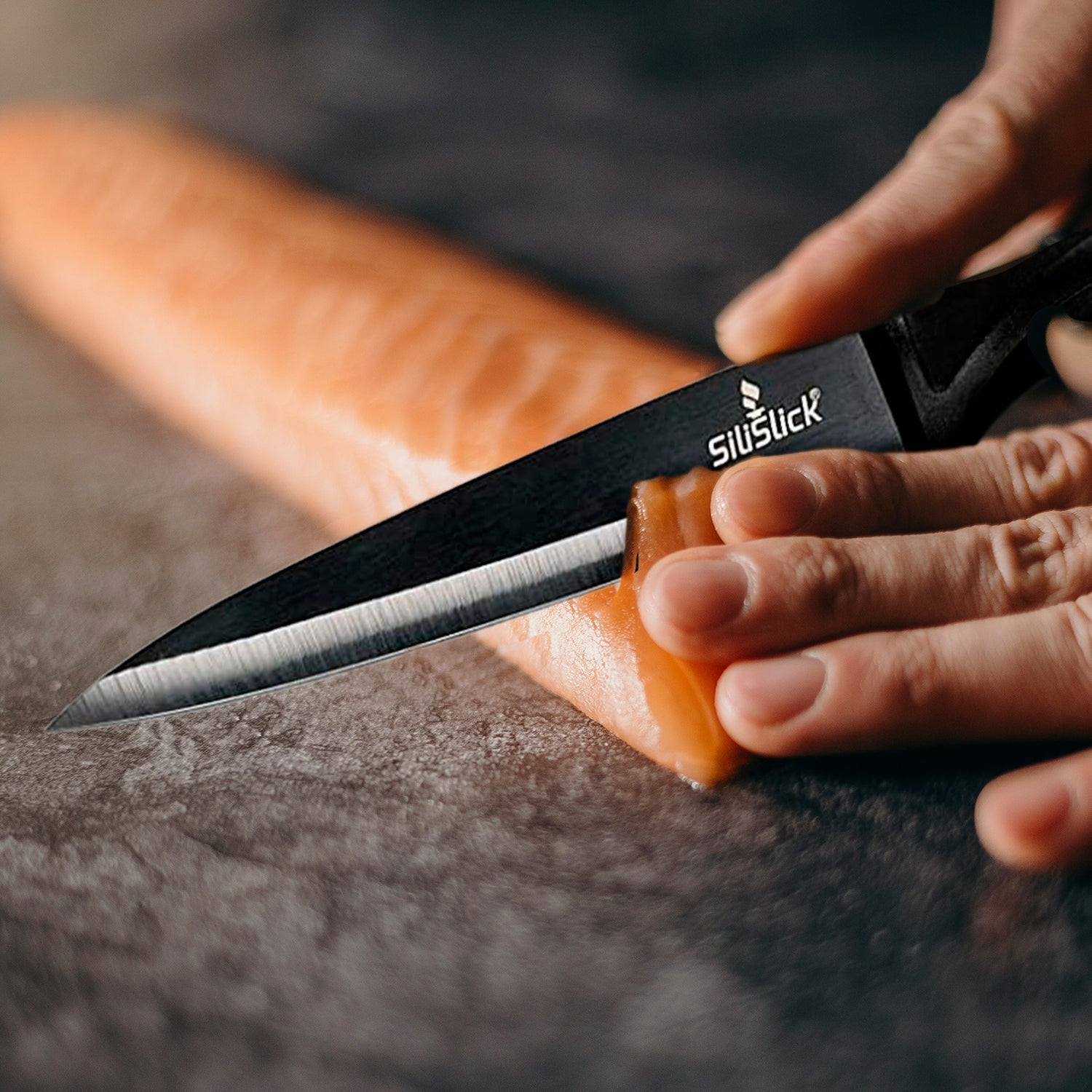 Kitchen Knife Set - Black Handle | Black Blade - Eva Essentials