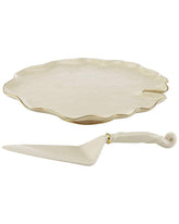 Lenox American by Design Eternal Leaf Cake Plate and Server - Eva Essentials