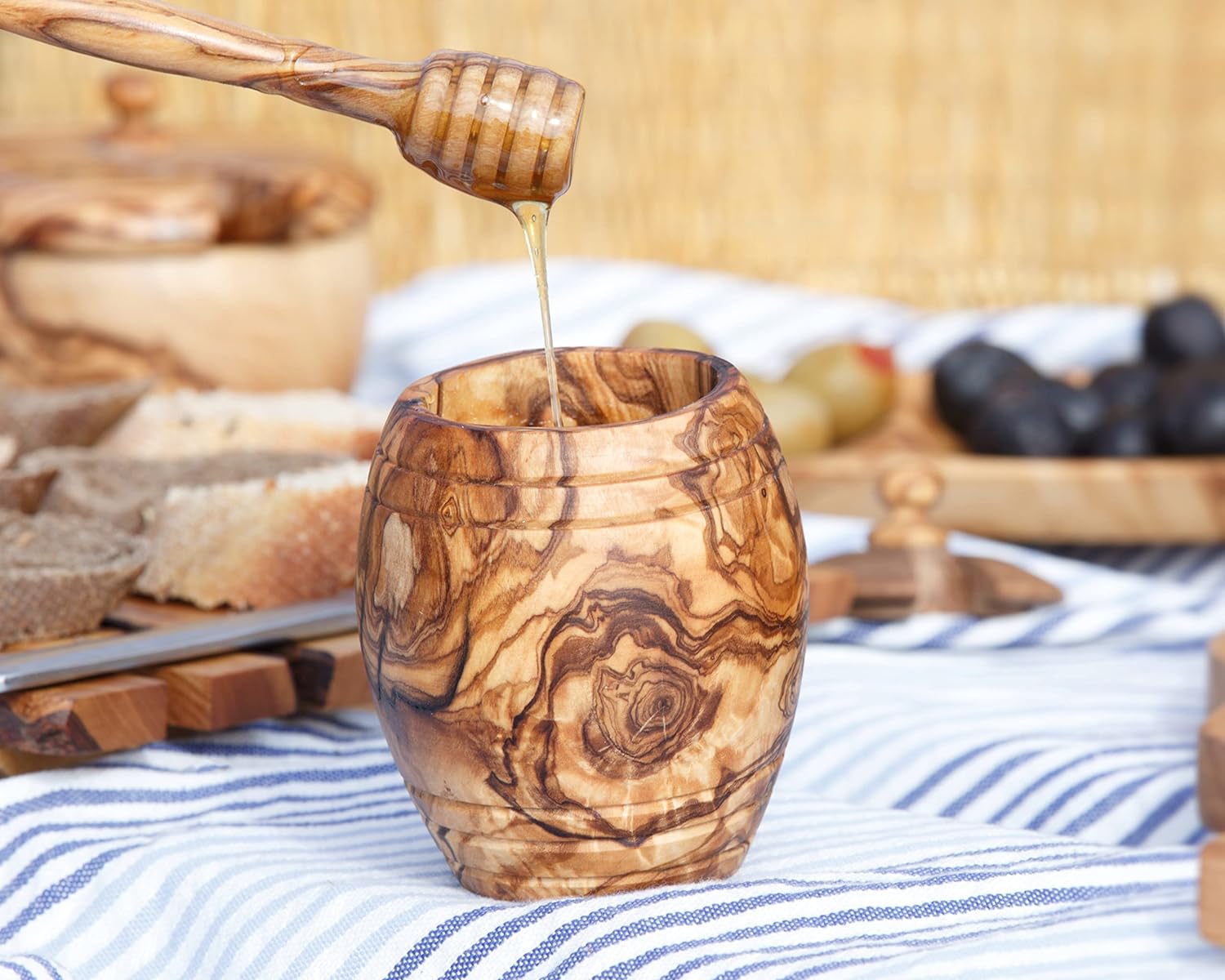 Mediterranean Olive Wood Ultimate Kitchen Collection - Eva Essentials