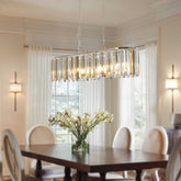 Modern Oval Crystal Chandelier Luxury Home Decor Fixtures - No Bulbs Unavailable Platform - Temu - Eva Essentials