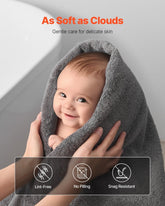 Pure 100% Cotton 6 - Piece Soft Towel Set - Eva Essentials