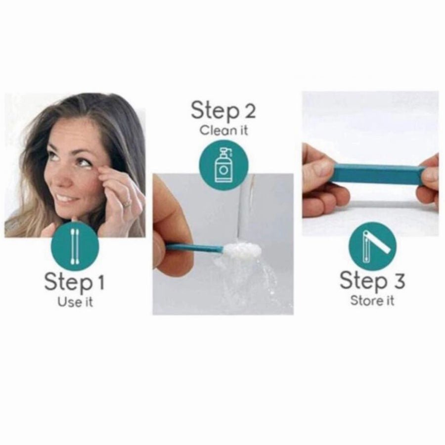 Reusable Silicone Cotton Swab - 2 Pack - Eva Essentials