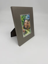 Silver brushed woven picture frame 4 x 6 - Eva Essentials