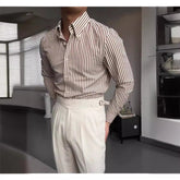 Spring Seersucker Series Shirt Men - Eva Essentials