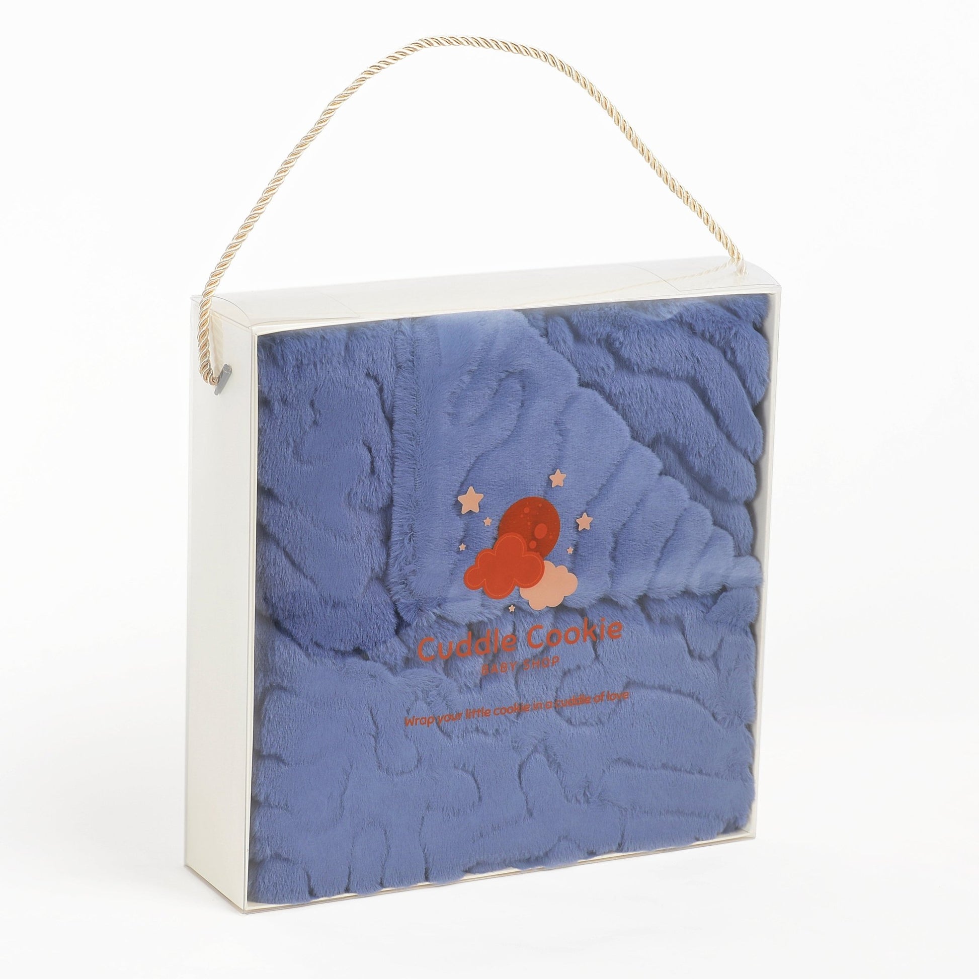 Ultra - Soft Solid Blue Fur Blanket - Eva Essentials