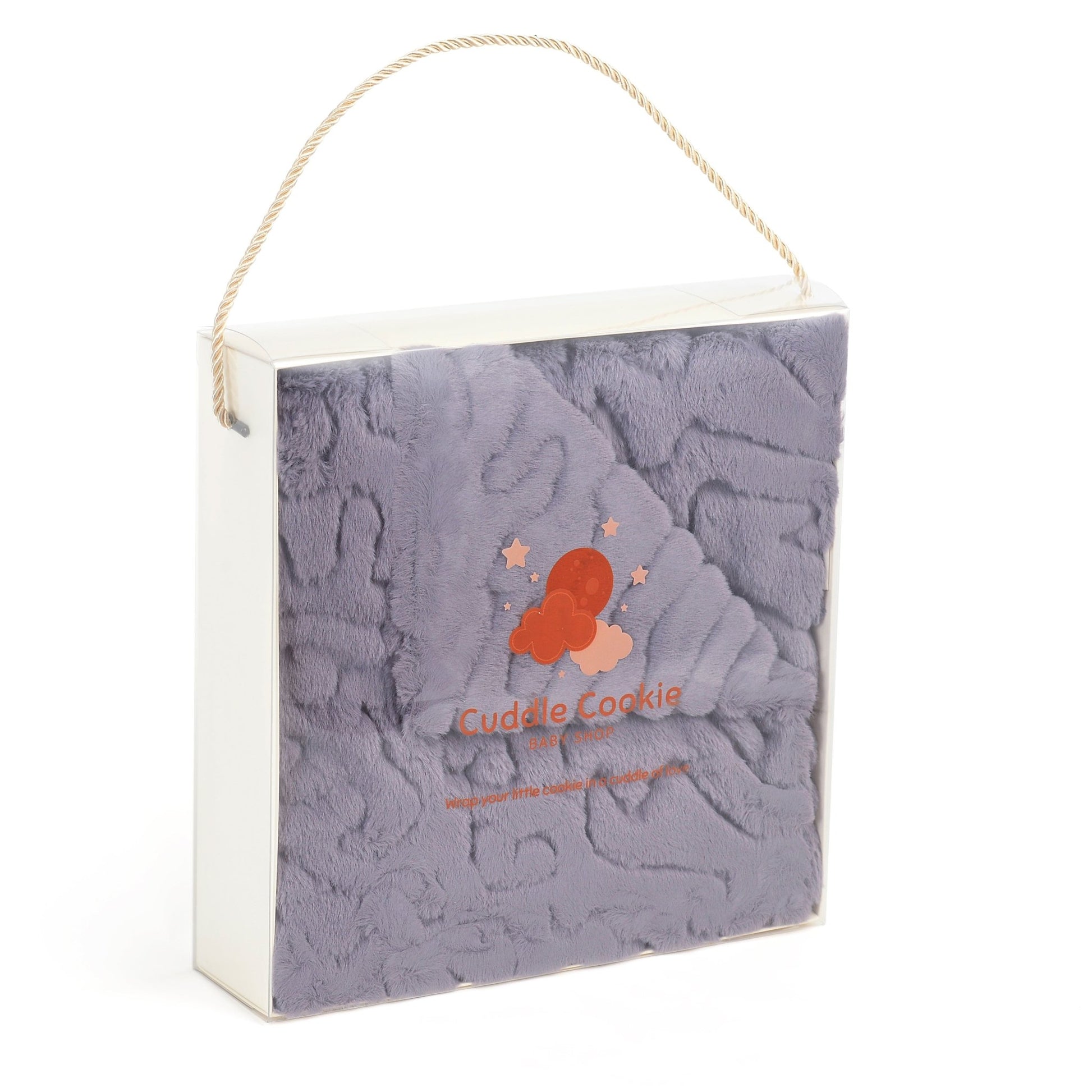 Ultra - Soft Solid Grey Fur Blanket - Eva Essentials