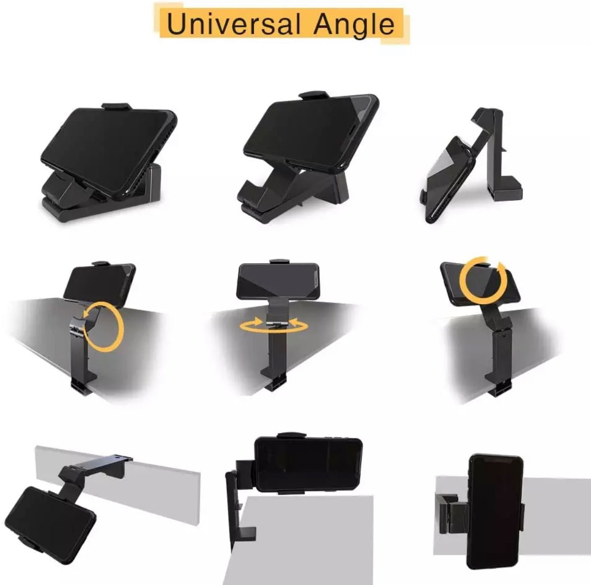 Universal Car or Airplane Seat Phone Stand Multi - Directional Dual - Eva Essentials