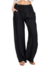 Women's Casual Cotton & Linen Loose Pants - Eva Essentials