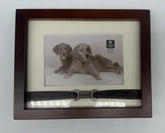 Wooden Woof Dog Picture Frame 6" x 4" - Eva Essentials
