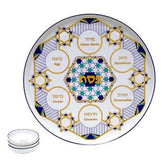 Alef Judaica Octagon Porcelain Seder Plate - Eva Essentials