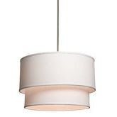 Artcraft Lighting SC522OM Mercer Street Small Round Chandelier, Oat Meal with Oatmeal Linen Shade - Eva Essentials