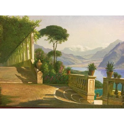 Canvas Oil Painting European Peninsula 24"x 36" - Eva Essentials