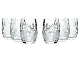 Crystal Cut Shot Glasses Barrel" 50ml Hand Made in Russia - Eva Essentials