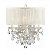 Crystorama 4415 - CH Brentwood - Six Light Mini Chandelier - Eva Essentials