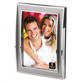 Cupecoy Curved Two - Tone 8"x10" Tabletop Metal Picture Frame (Silver) 90254 - Eva Essentials