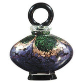 Dale Tiffany Favrille Emerald Mardi Gras Hand Blown Art Glass Perfume Bottle PG70377 - Eva Essentials