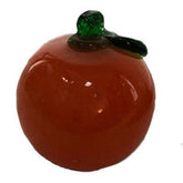 Decorative Glass Orange Apple Single - Eva Essentials