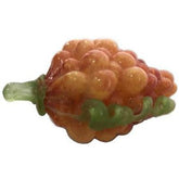 Decorative Glass Tanned With Green Twining Leaf Branch Grapes Bramch - Eva Essentials