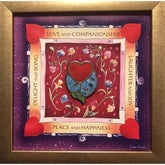 Dvora Black Hand - Finished Print "Flower of Love " in English - Eva Essentials