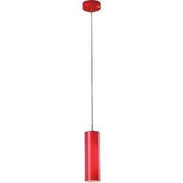 ET2 E20021 - 03 Red Gloss Contemporary Rondelle Pendant - Eva Essentials