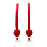 Floral Table Handmade Candle Point a La Ligne - Each Candle Sold Separately without Candleholder - Eva Essentials