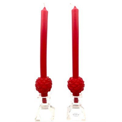 Floral Table Handmade Candle Point a La Ligne - Each Candle Sold Separately without Candleholder - Eva Essentials