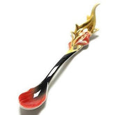 Franz Collection Striking Vermillion Peony Flower Design Porcelain Spoon FZ001166 - Eva Essentials