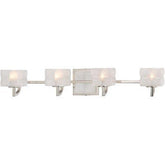 George Kovacs P5454 - 613 Squared 4 Light Bath Vanity Fixture - Eva Essentials