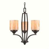 Golden Lighting 1220 - M3RT Empyreal Roan Timber Mini Chandelier - 1220 - M3RT - Eva Essentials