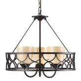 Golden Lighting Cercado 3 Light Mini Chandelier in Corsini Bronze 9018 - 3P - COB - Eva Essentials