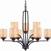 Golden Lighting GOL - 1220 - 9 - RT Empyreal 9 Light Chandelier - Eva Essentials